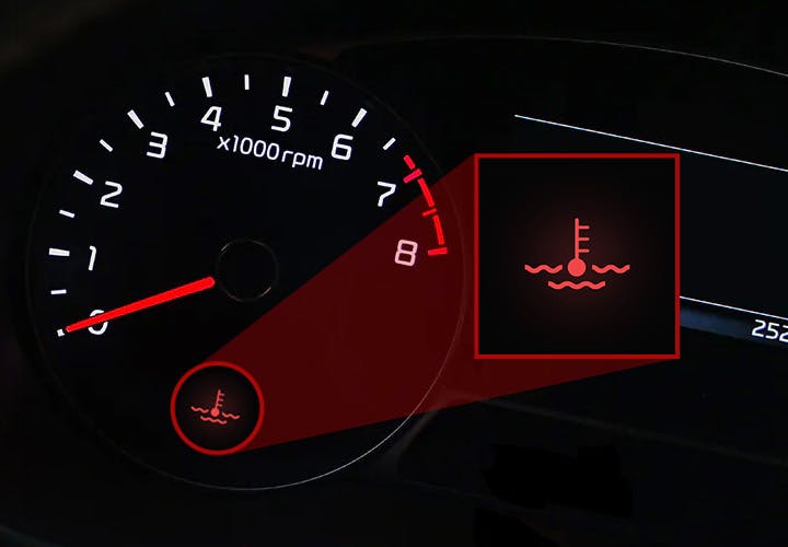 Luz roja del refrigerante del motor: ¡Detenga su automóvil ahora! 🚨